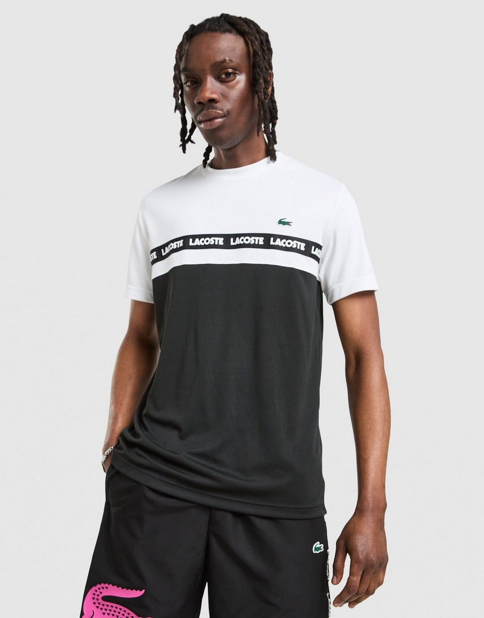 Lacoste T-shirt Croc Colour Block Tape