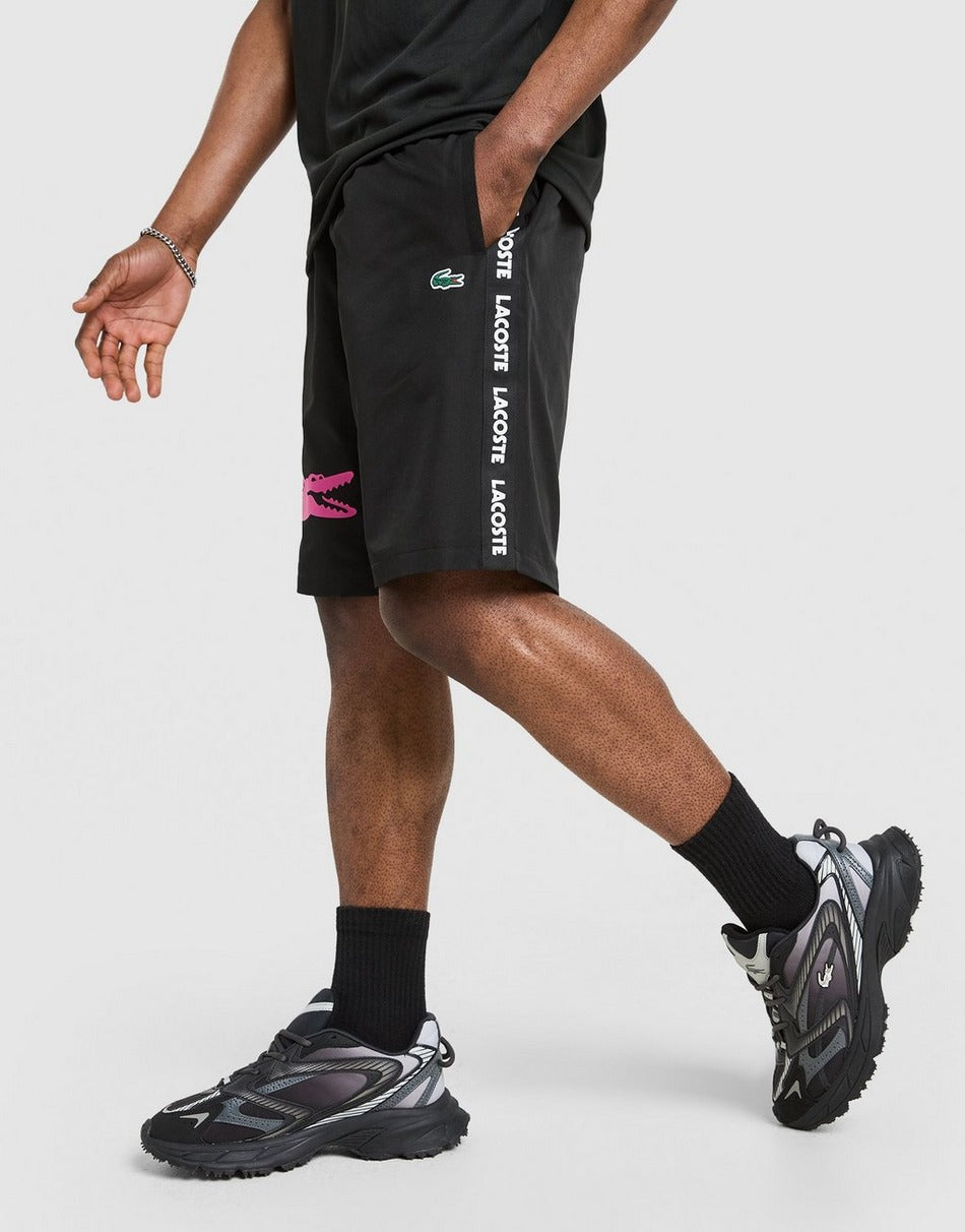 Lacoste Short tissé Croc Tape