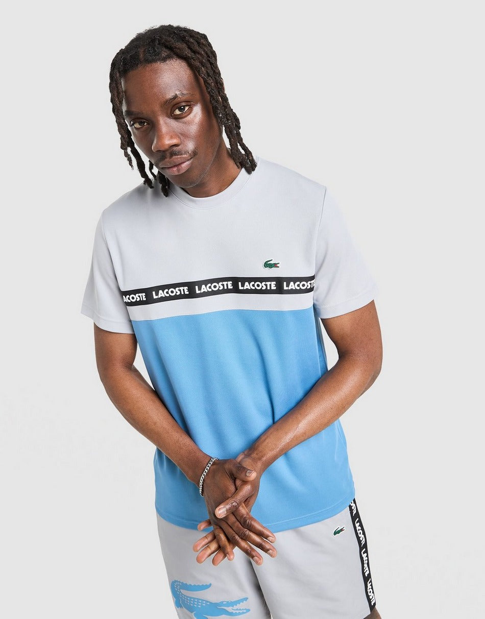 Lacoste T-shirt Croc Colour Block Tape