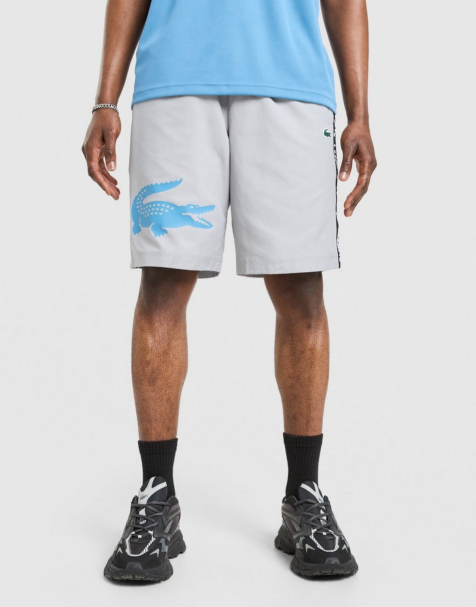 Lacoste Short tissé Croc Tape