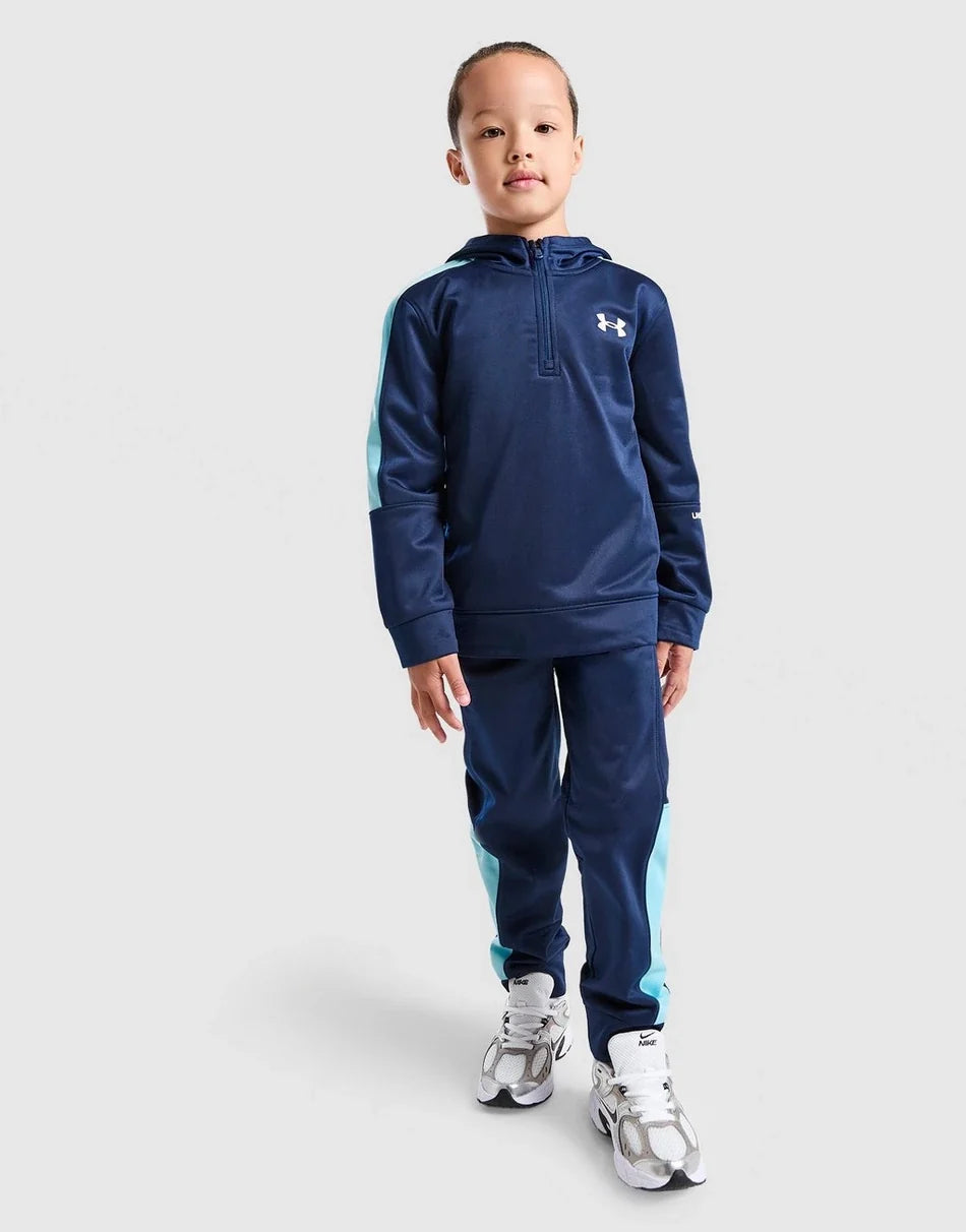 Under Armour Ensemble de survêtement Poly Colour Block Zippé Enfant