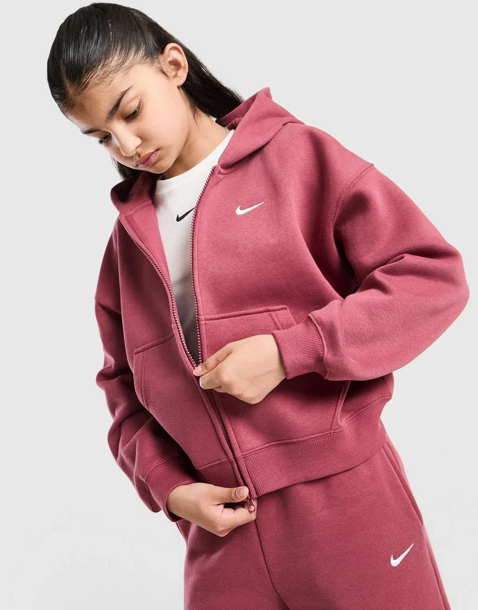 Nike Sweat à capuche zippé Studio Fleece Fille Junior