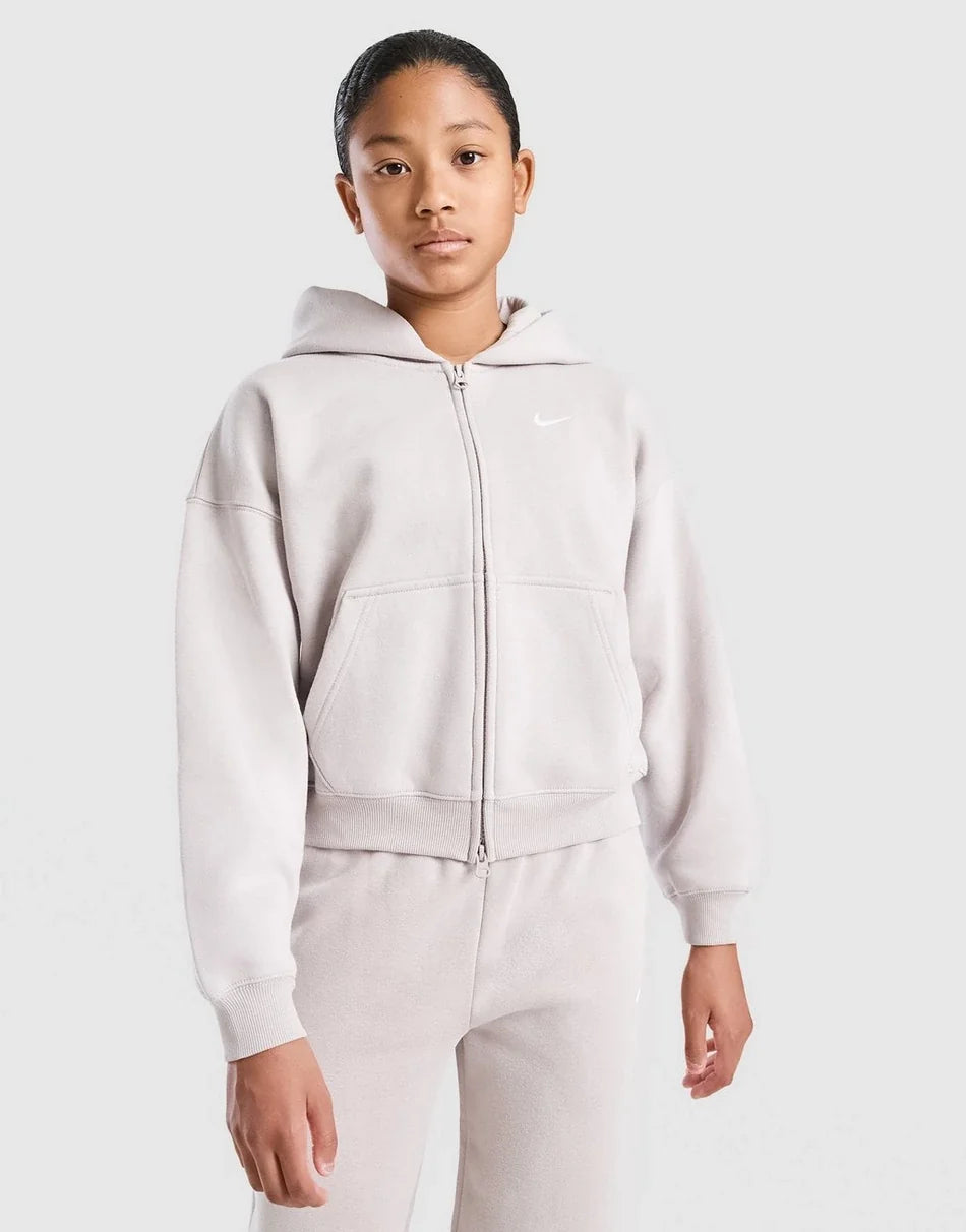 Nike Sweat à capuche zippé Studio Fleece Fille Junior