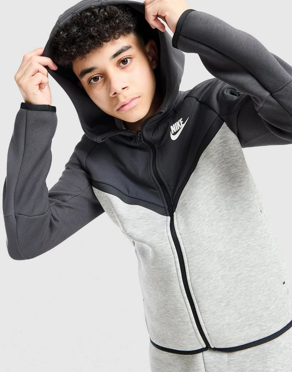 Nike Sweat à capuche Zippé Tech Mix Junior